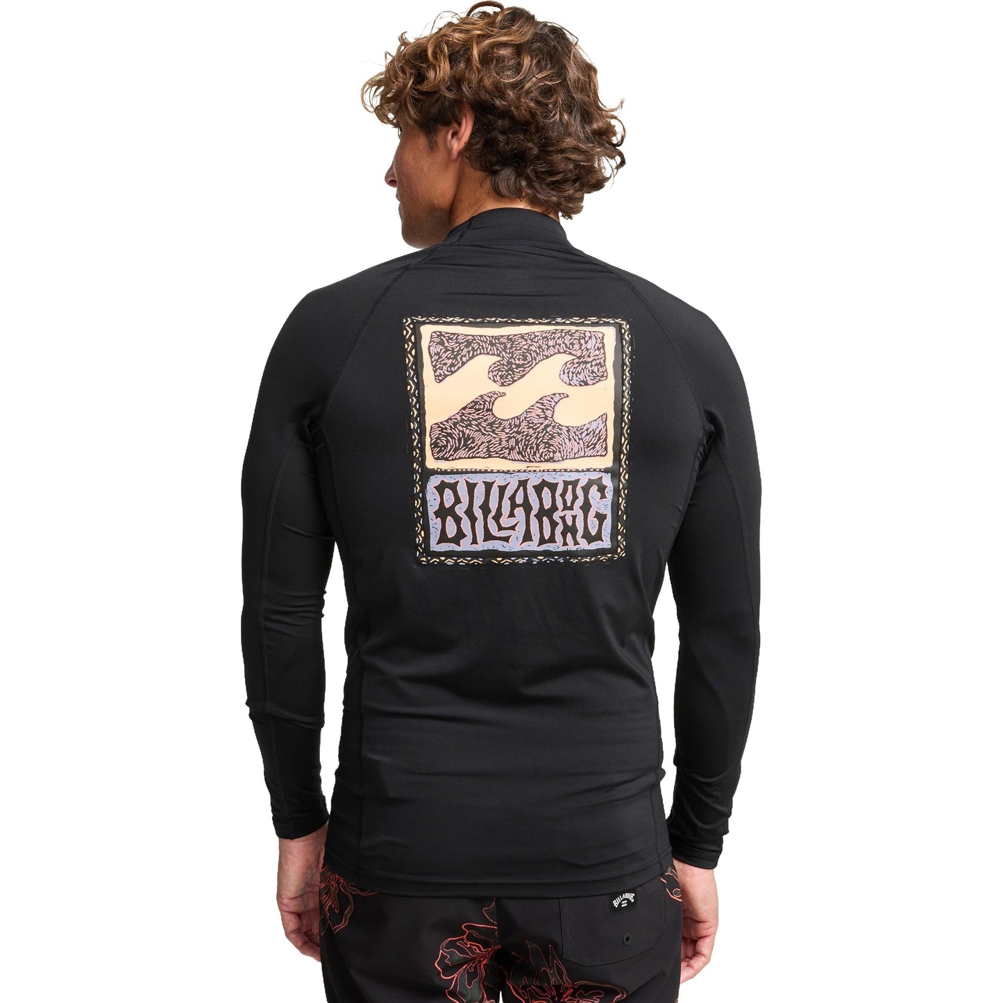 Billabong Mens Re Issue 50+ UPF Long Sleeve Rash Vest