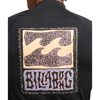 Billabong Mens Re Issue 50+ UPF Long Sleeve Rash Vest