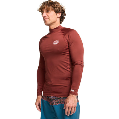 Billabong Mens Re Issue 50+ UPF Long Sleeve Rash Vest