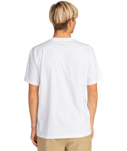 Billabong Mens Arch Short Sleeve T-Shirt Top Tee Shirt Cotton Graphic Crew Neck