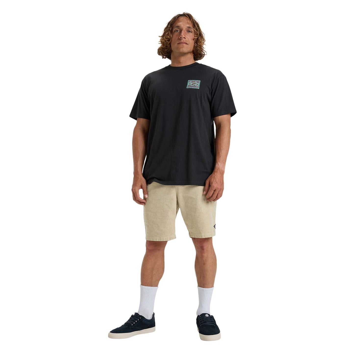 Billabong Mens Crayon Wave Short Sleeve T-Shirt