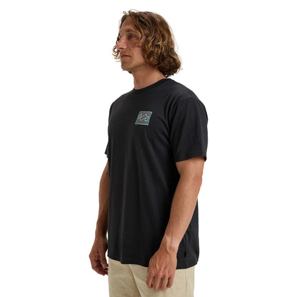 Billabong Mens Crayon Wave Short Sleeve T-Shirt