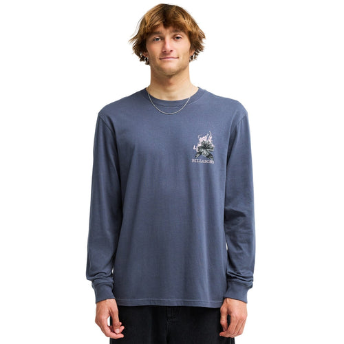 Billabong Mens Retro Poster Long Sleeve T-Shirt
