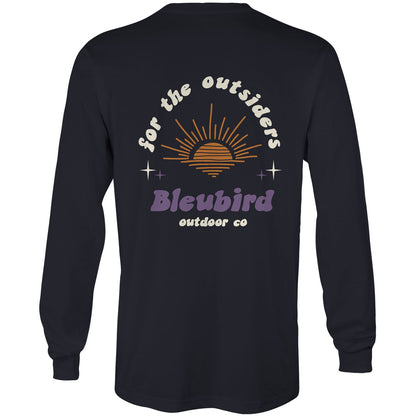 Bleubird Unisex Outsider Long Sleeve T-Shirt - Navy