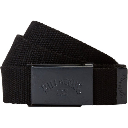 Billabong Mens Cog Adjustable Metal Buckle Webbing Belt