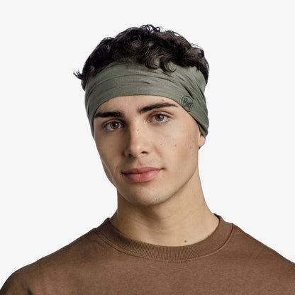 Buff Unisex Coolnet UV+ Multifunctional Bandana Tubular - Solid Forest - OS