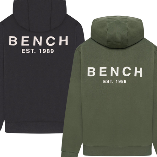 Bench Mens Mobbley Back Logo Hoodie