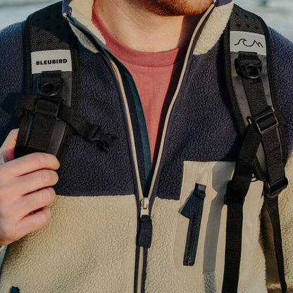 Bleubird Polar Full Zip Sherpa Pullover Fleece