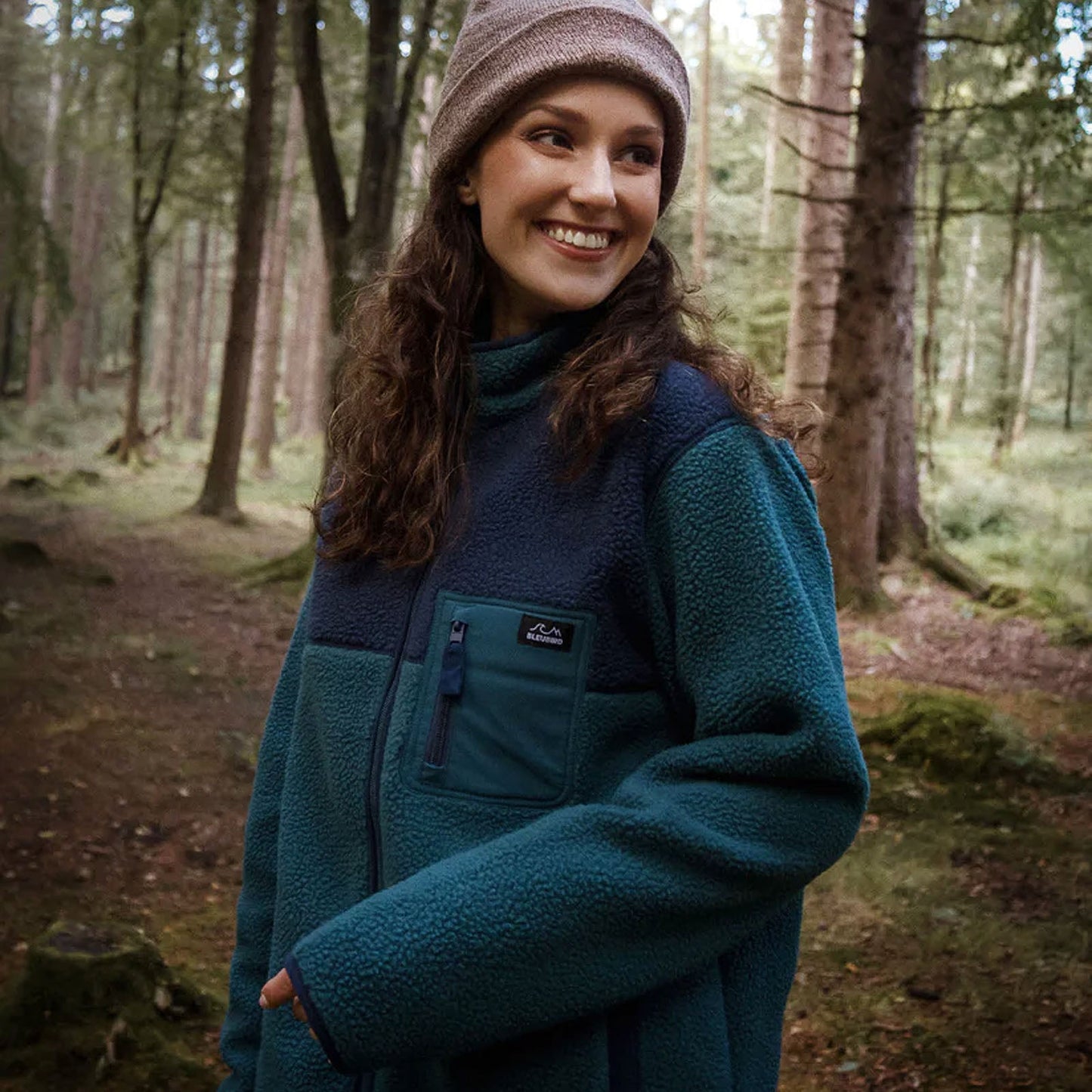 Bleubird Polar Full Zip Sherpa Pullover Fleece