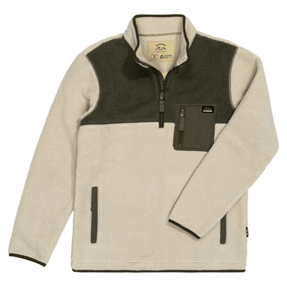 Bleubird Adult Polar Half Zip Mid Pile Sherpa Fleece