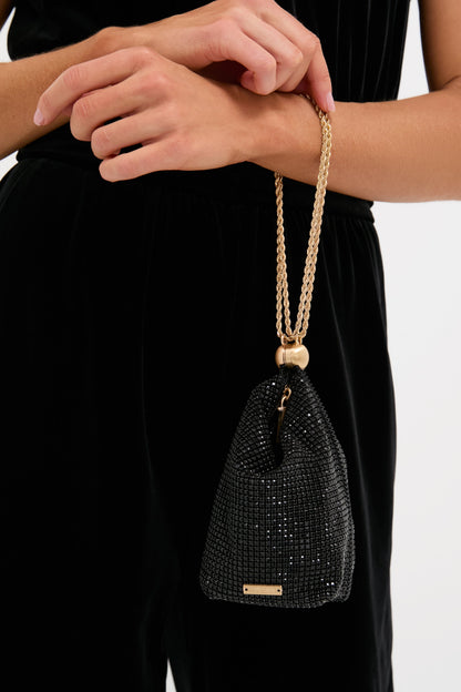 Black Rue Wristlet
