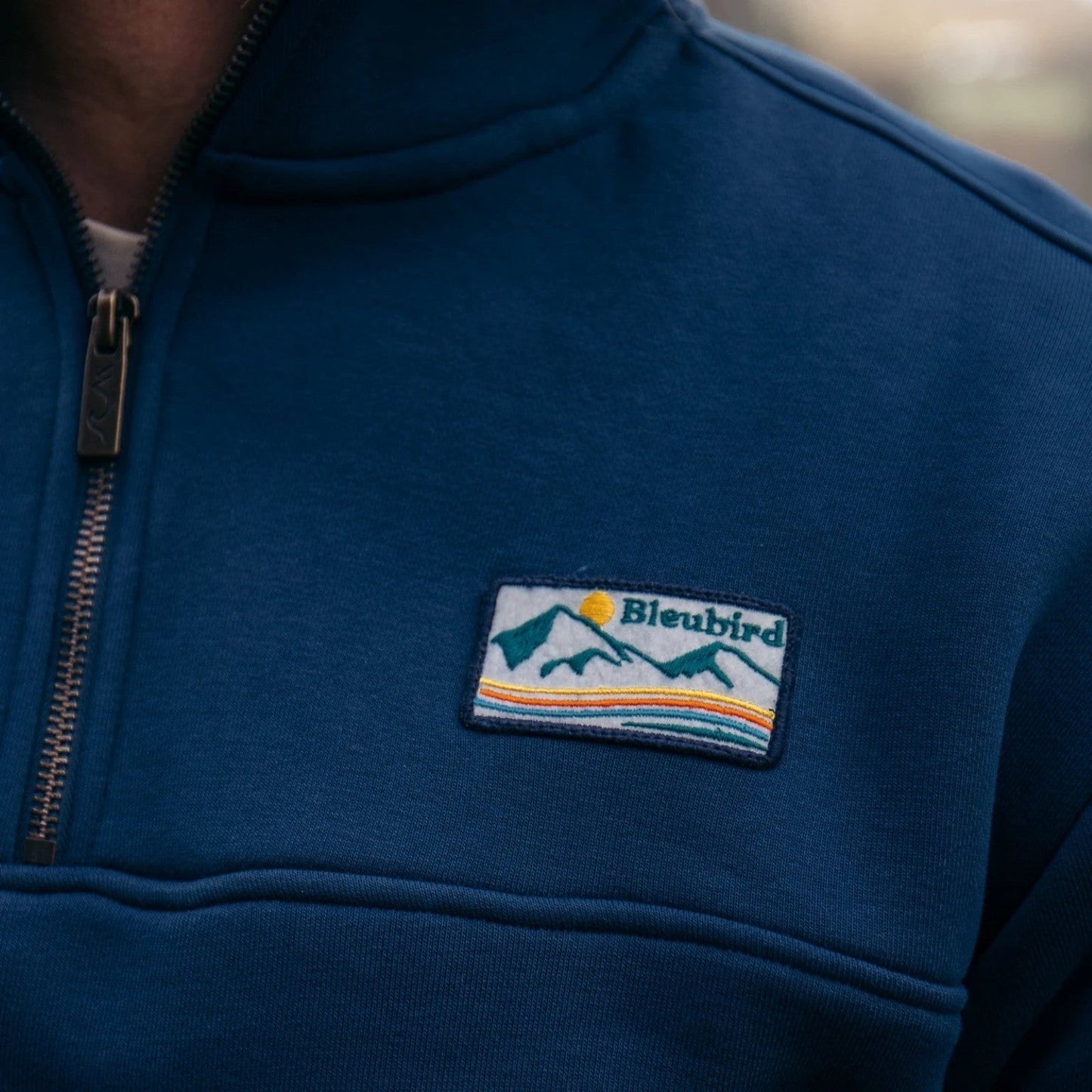 Bleubird Bracken Quarter Zip Sweatshirt