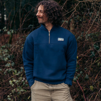Bleubird Bracken Quarter Zip Sweatshirt