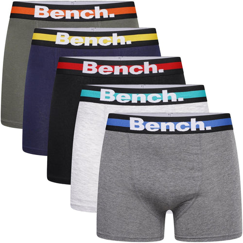 Bench Mens Roncam 5 Pack Boxer Shorts