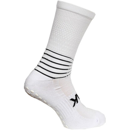 Atak Mens C-Grip Mid Leg Compression Football Socks - White