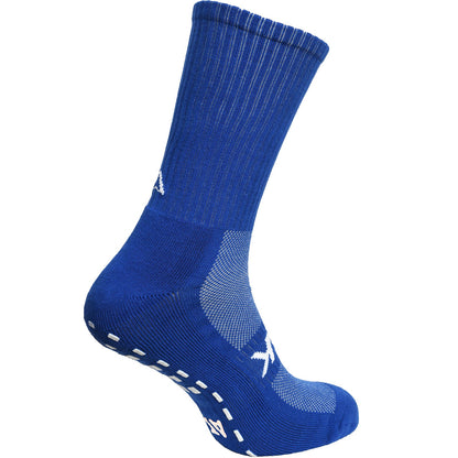 Atak Mens Shox Grip Non-Slip Football Socks Blue
