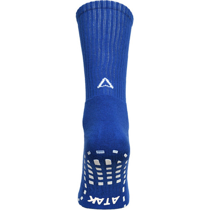 Atak Mens Shox Grip Non-Slip Football Socks Blue