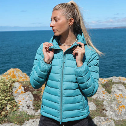 Bleubird Womens Tabor Water Resistant Packable Padded Coat