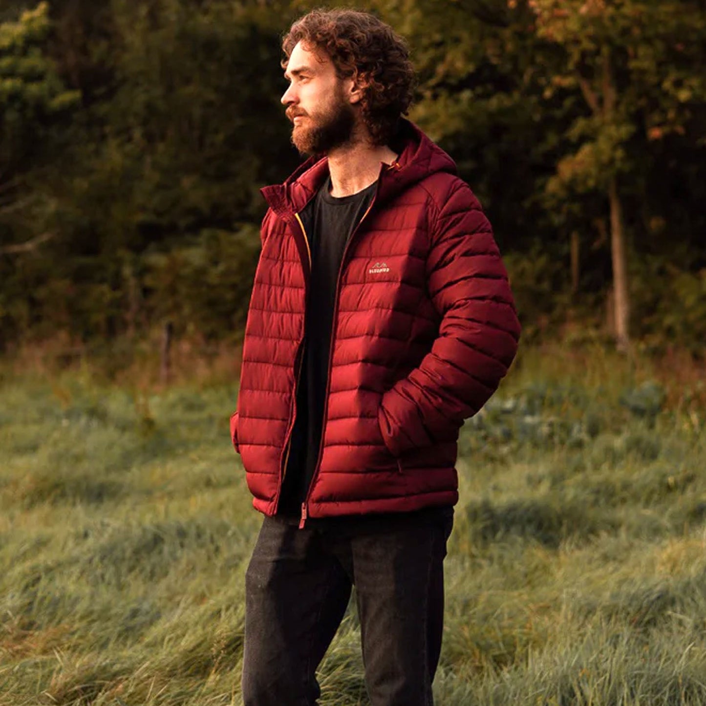 Bleubird Mens Tabor Water Resistant Packable Padded Coat