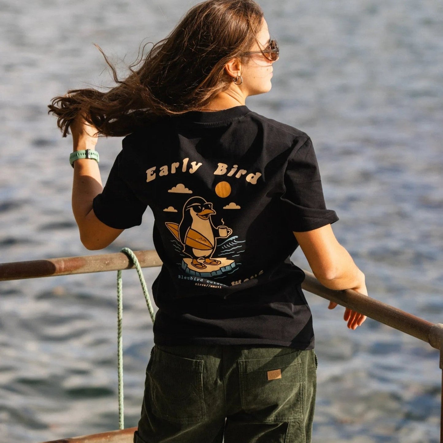 Bleubird Early Bird Tee Short Sleeve T-Shirt