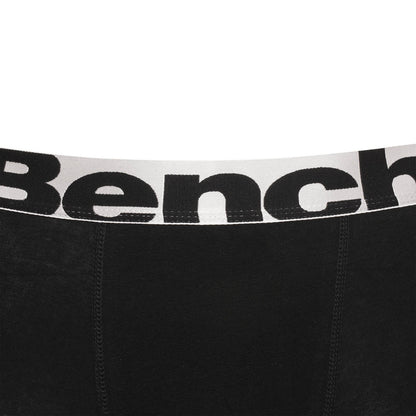 Bench Mens Tizzard 3 Pack Logo Waistband Boxer Shorts