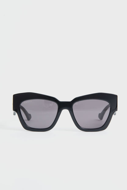 Black Rectangle Sunglasses